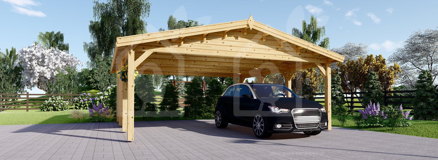 Carport wooden 20x20 US free shipping