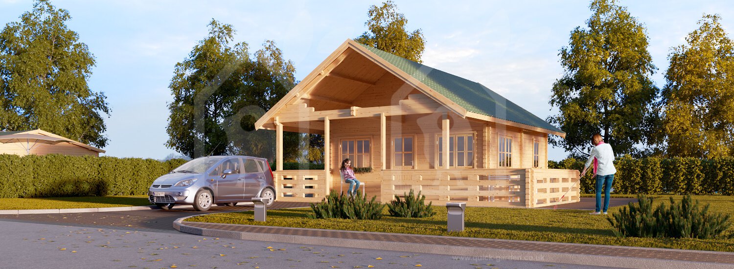 Loft cabin ALEX 20' x 20'