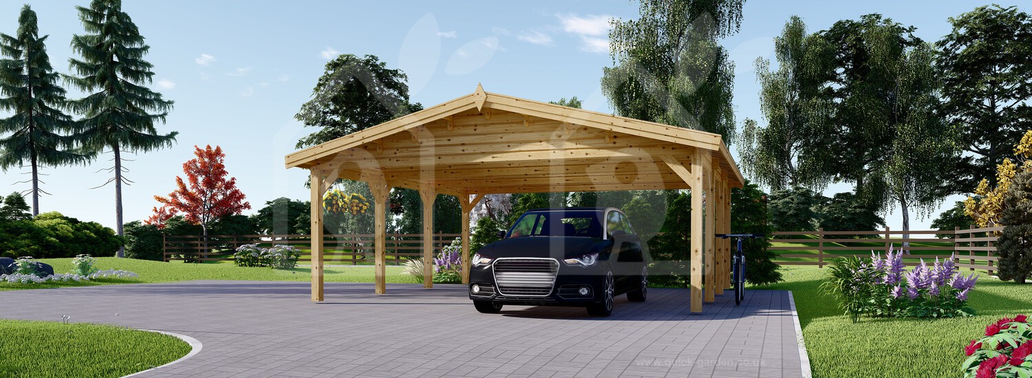 Carport wooden 20x20 US free shipping