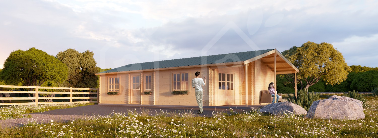 Portable log cabin Lincoln for sale USA