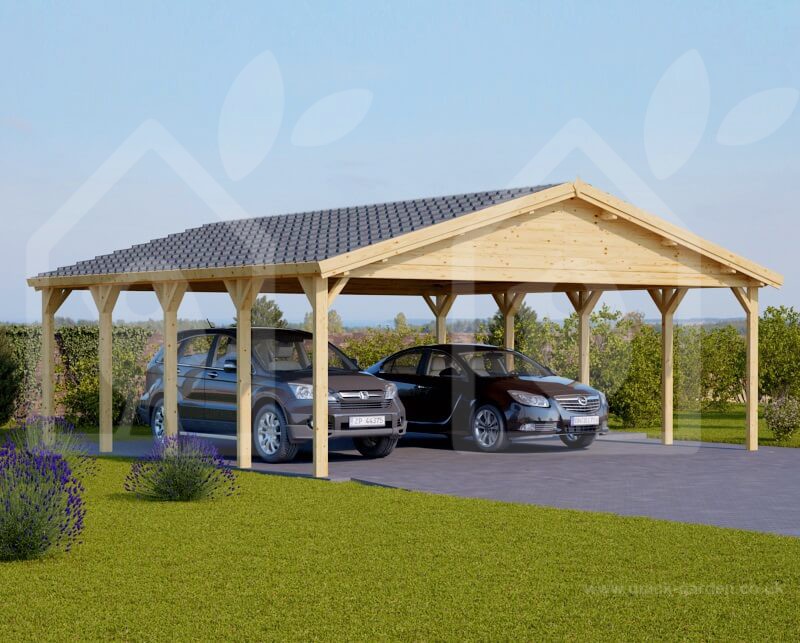 Carport wooden 20x20 US free shipping