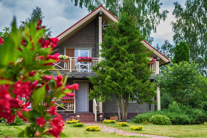 Holiday in a log cabin