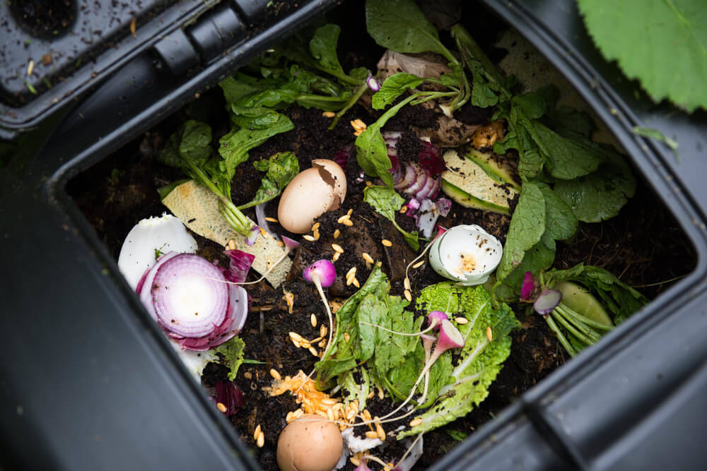 laying-your-compost-log-cabin