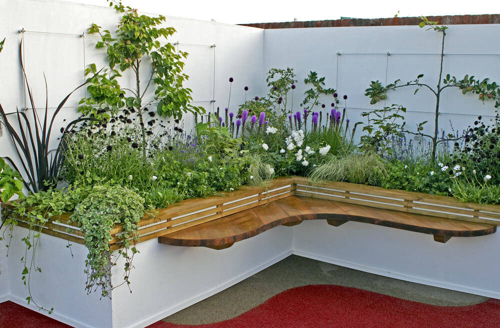 log-cabin-flower-beds